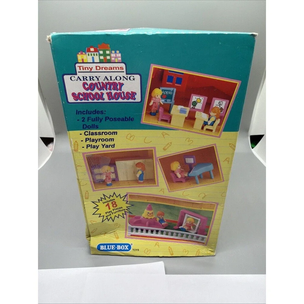 Blue Box Toys Tiny Dreams Mini Doll House Playset for Polly Pocket